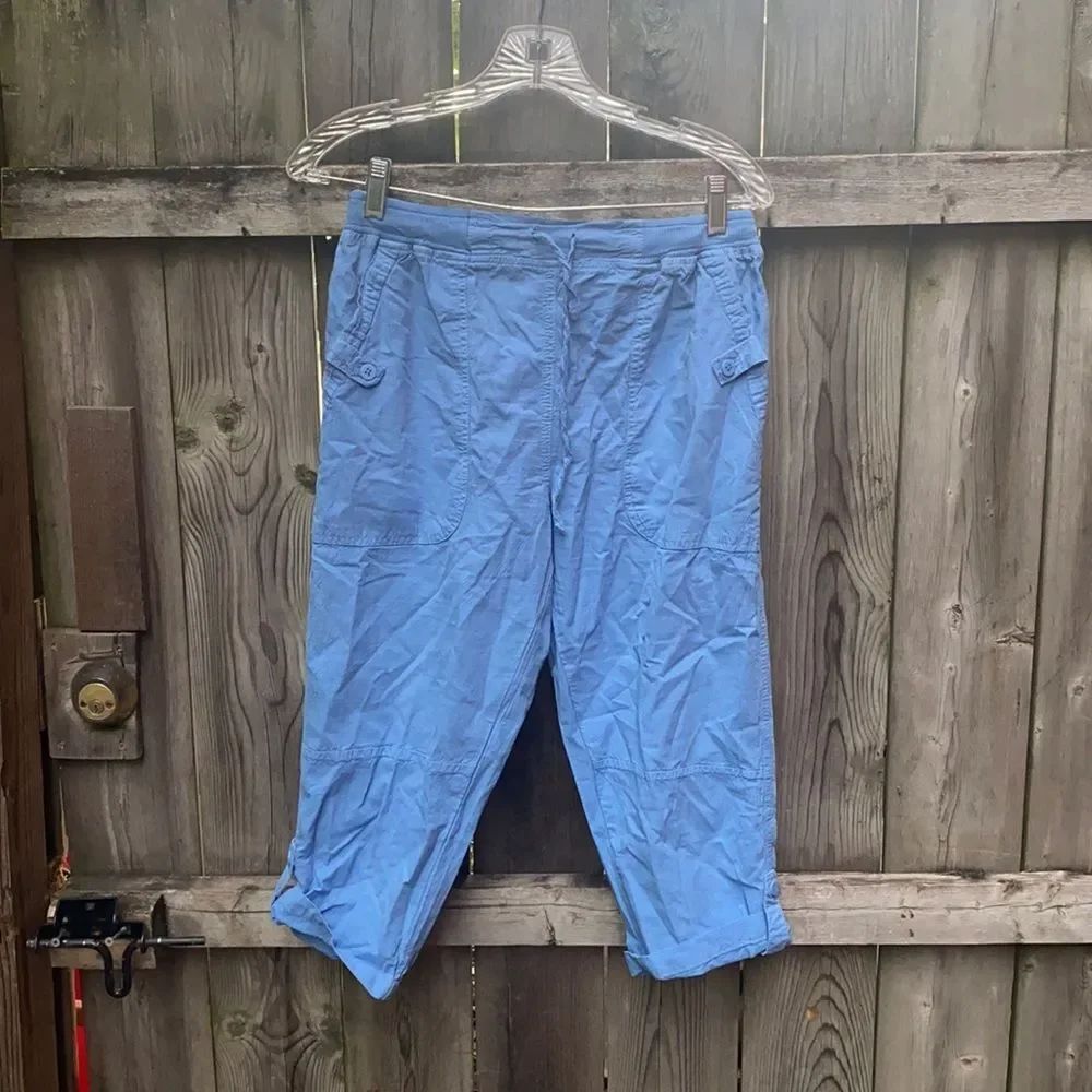 Blue capris sz. Medium Petite